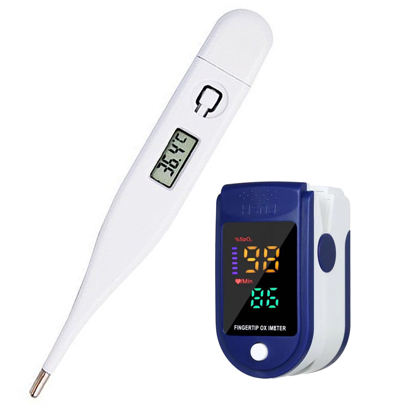 Pulse Oximeter - Termómetro doméstico para bebés y adultos,