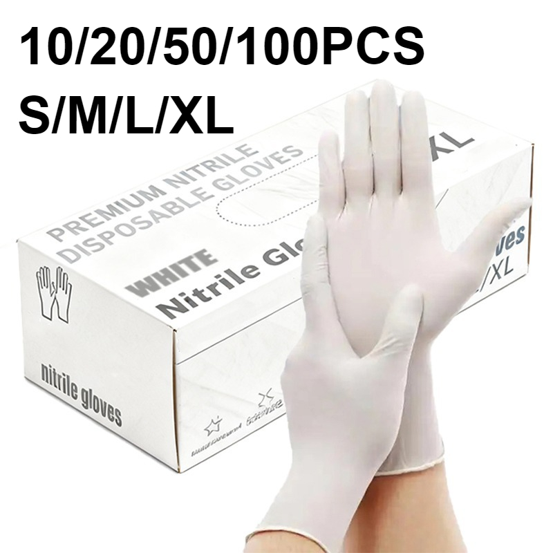 Guantes de nitrilo blancos des - Medical Gloves reseña y precio