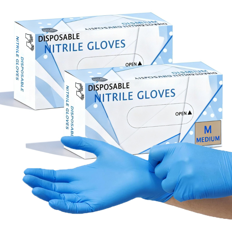 Guantes de nitrilo azules dese - Medical Gloves reseña y precio